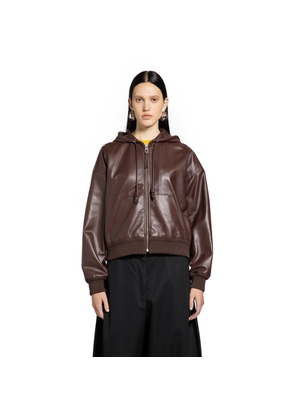 Flamenco Hoodie in Nappa Lambskin