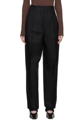 Sportmax Black Carrot-Fit Trousers