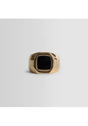 Gold-Plated Silver Stone Chevalier Ring