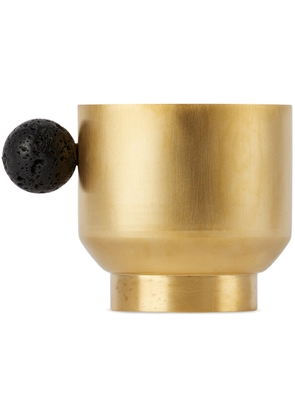 Natalia Criado Gold Tazine Stone Cup