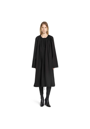 Gathered Parachute Trench Coat