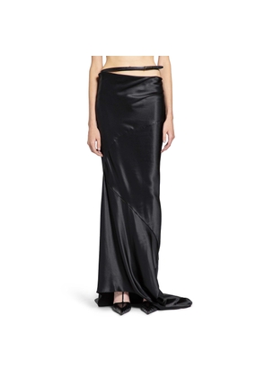 Silk Satin long Bias Skirt