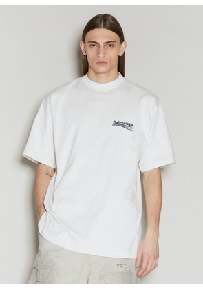 Balenciaga Large Fit T-shirt - Man T-shirts White S