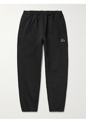 Nike - ACG Tapered Logo-Embroidered Therma-FIT Repel Tuff Fleece Sweatpants - Men - Black - XXS