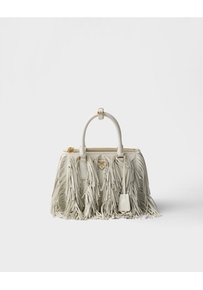 Prada Galleria small leather bag with fringe