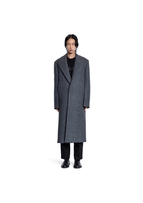 Wool Gabardine Tailored Coat