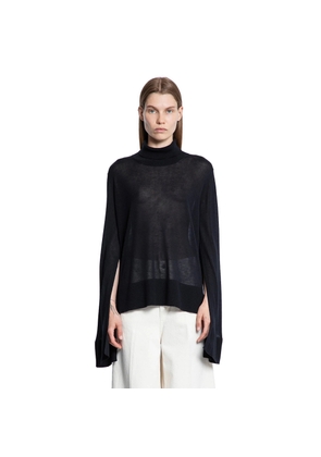 Slit Sleeve Turtleneck