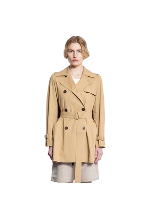 Double-Breasted Short Trench Coat