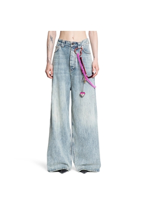 Charms Baggy Pants in Cotton Denim