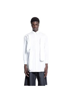 Draped Cotton Poplin Shirt