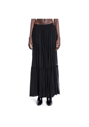 Ruffled Skirt in Silk Crêpe Muslin