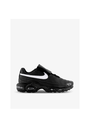 Mens Nike Air Max Plus Logo-Embroidered Woven Low-Top Trainers