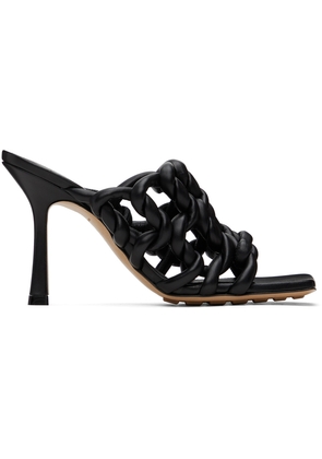 Bottega Veneta Black Stretch Mules