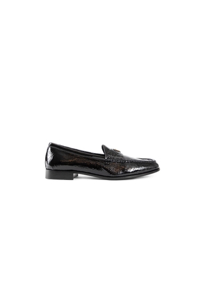 Patent leather loafers