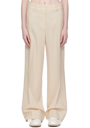Off-White Beige Formal Over Trousers