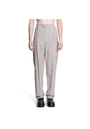 Subtle Stripe Wool Trousers