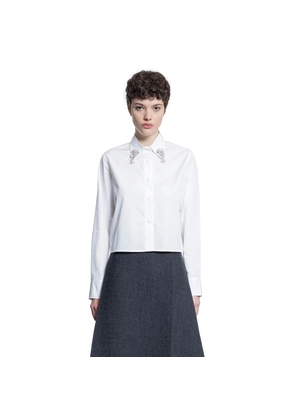 Embroidered Poplin Shirt