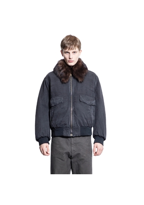 Shearling Collar Blouson Jacket