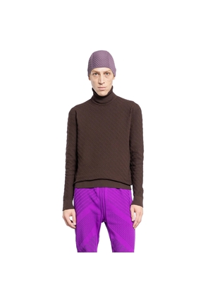 Jacquard knit sweater