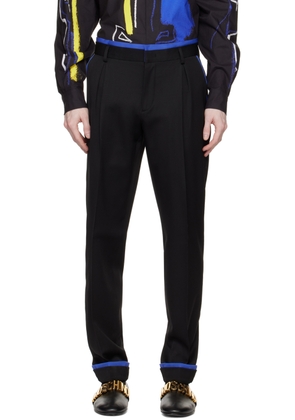 Moschino Black Layered Trousers