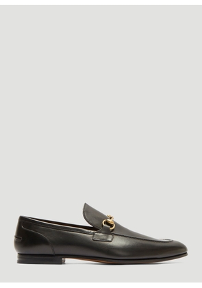 Gucci Jordaan Leather Loafers - Man Loafers Black Uk - 06