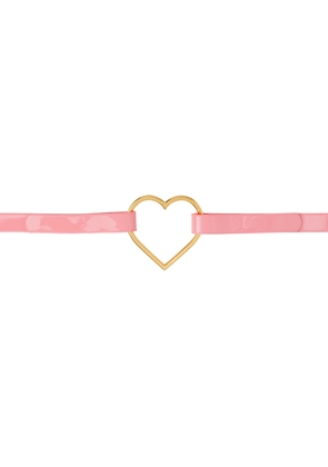 Blumarine Pink Heart Belt
