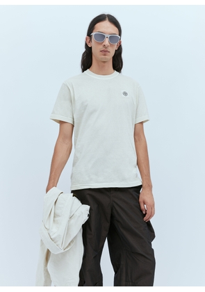 Stone Island Logo Patch T-shirt - Man T-shirts Beige M