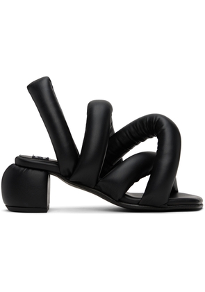 YUME YUME Black Henrik Vibskov Edition Sausage Heeled Sandals