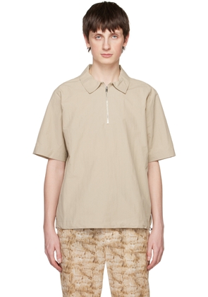 Nanushka Beige Marvin Polo