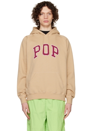 Pop Trading Company Tan Arch Hoodie