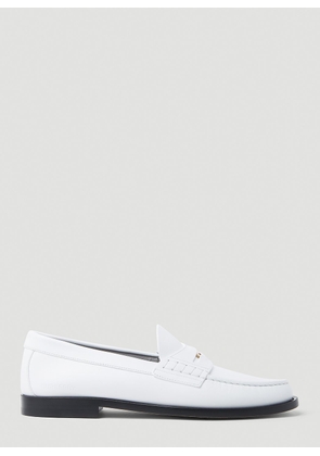 Burberry Rupert Penny Loafers - Woman Loafers White Eu - 39