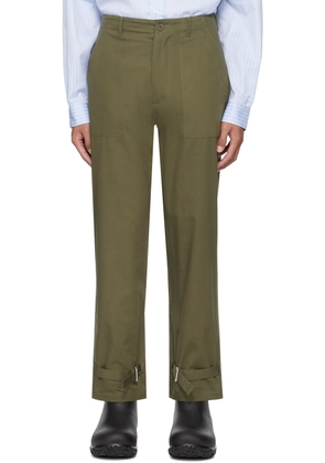 Sky High Farm Workwear Khaki Samira Nasr Edition Trousers