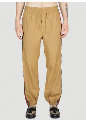 Gucci Web Stripe Track Pants - Man Track Pants Camel It - 48