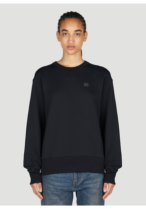 Acne Studios Face Patch Sweatshirt - Woman Sweatshirts Black Xs
