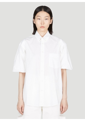 MM6 Maison Margiela Short Sleeve Shirt - Woman Shirts White It - 38