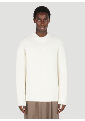 Jacquemus Le Maille Pavane Knit Sweater -  Knitwear Beige M