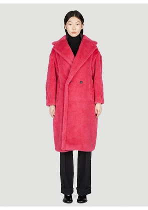 Max Mara Teddy Bear Icon Coat - Woman Coats Pink S