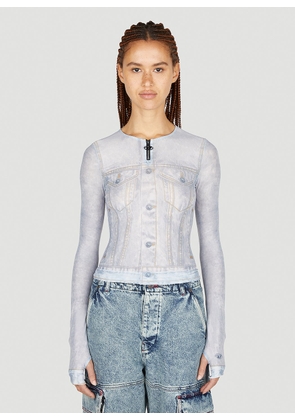 Diesel T-clau Top - Woman Tops Grey M