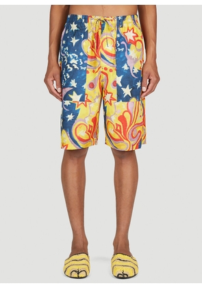 Marni x No Vacancy Galactic Paradise Bermuda Shorts - Man Shorts Multicolour Eu - 50