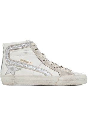 Golden Goose SSENSE Exclusive White Slide Sneakers