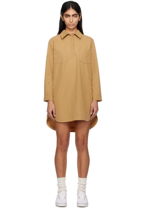 A. P.C. Beige Angela Minidress