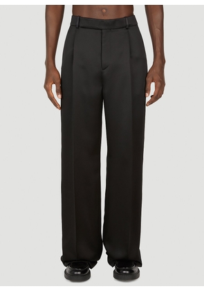 Saint Laurent Straight Leg Pants - Man Pants Black Eu - 48