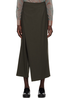 6397 Gray Wrap Trousers