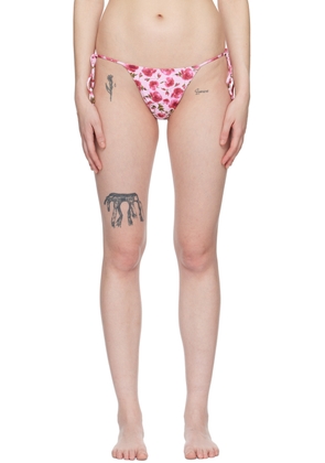 Magda Butrym Pink Self-Tie Bikini Bottom