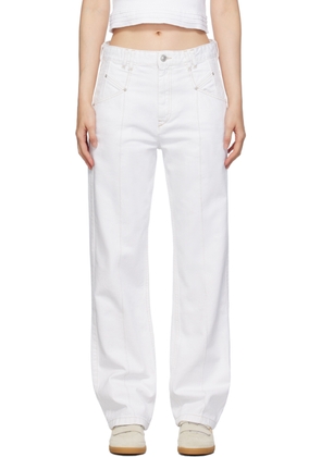Isabel Marant White Nadege Jeans