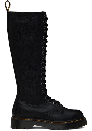 Dr. Martens Black 1B60 Bex Pisa Leather Boots