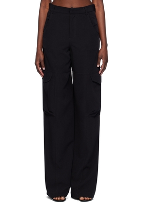 GCDS Black Ultracargo Trousers