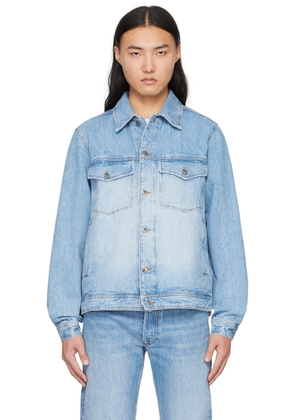 WOOD WOOD Blue Ivan Denim Jacket