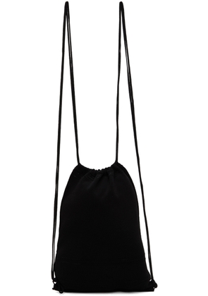 LOW CLASSIC Black Punching String Backpack