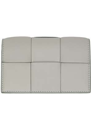 Bottega Veneta Gray Cassette Card Holder
